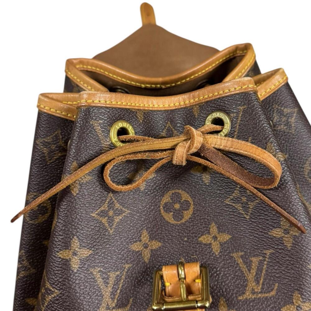 LOUIS VUITTON Brown Monogram Canvas Backpack - Picture 9 of 16